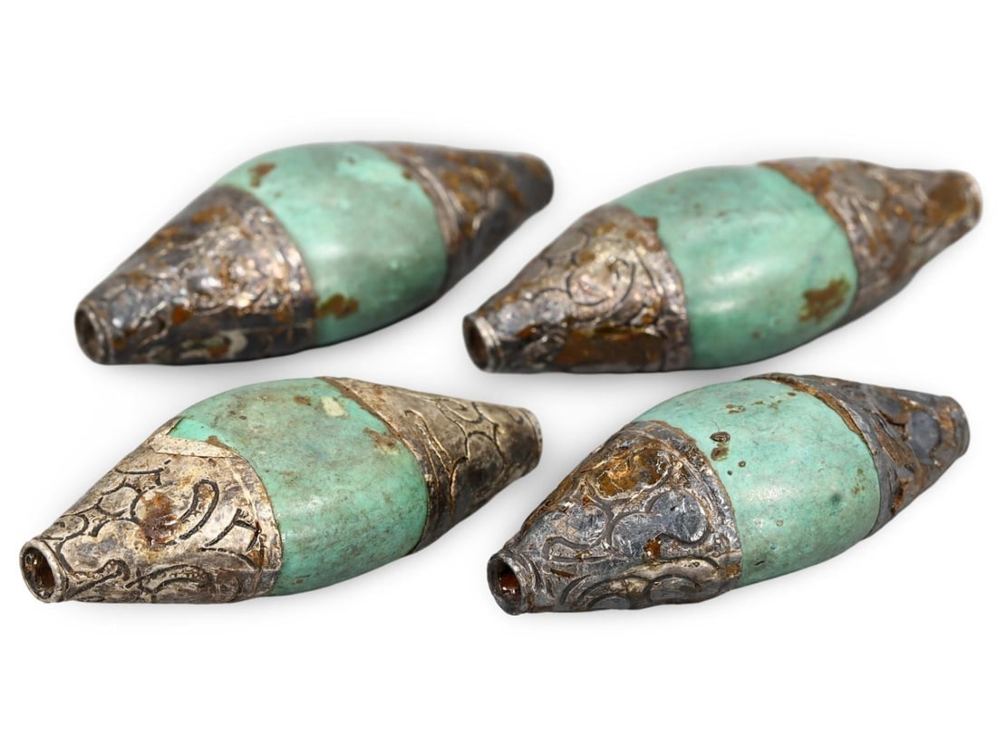 Exquisite Tribal Himalayan Antique Sino-Tibetan Capped Stone Relics of Sacred Beads: Our highly anticipated Antique Auction, "Treasures of the Ancient and Medieval World," offering an unparalleled opportunity for collectors and history enthusiasts to acquire rare Ancient Artifacts for