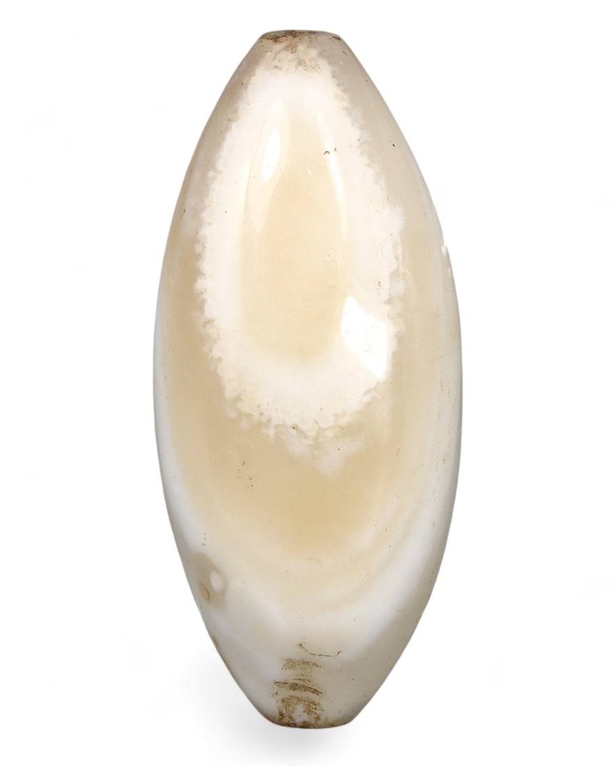 Ancient Sino-Himalayan Bicone Agate dZi Bead, 4th-8th Century: Our highly anticipated Antique Auction, "Treasures of the Ancient and Medieval World," offering an unparalleled opportunity for collectors and history enthusiasts to acquire rare Ancient Artifacts for