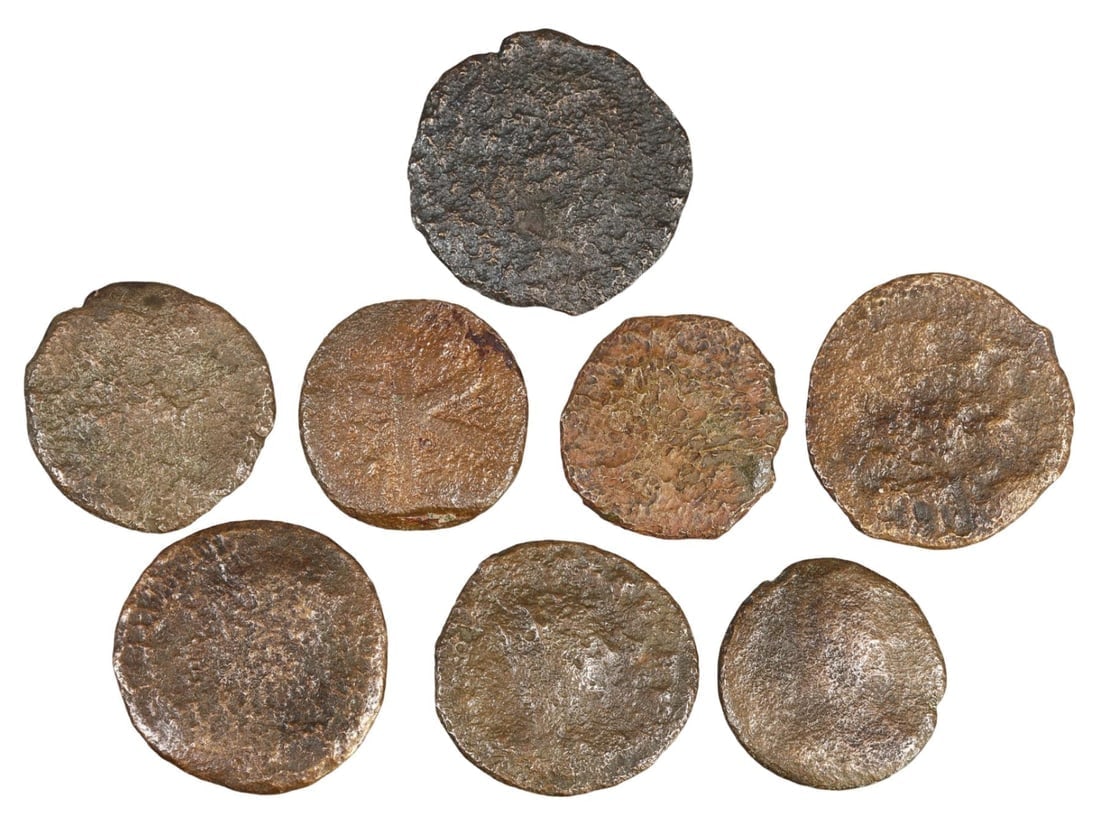Unique Assortment of Ancient Historical Treasures of Roman Bronze Coins (18mm-22mm) (1 of 2)