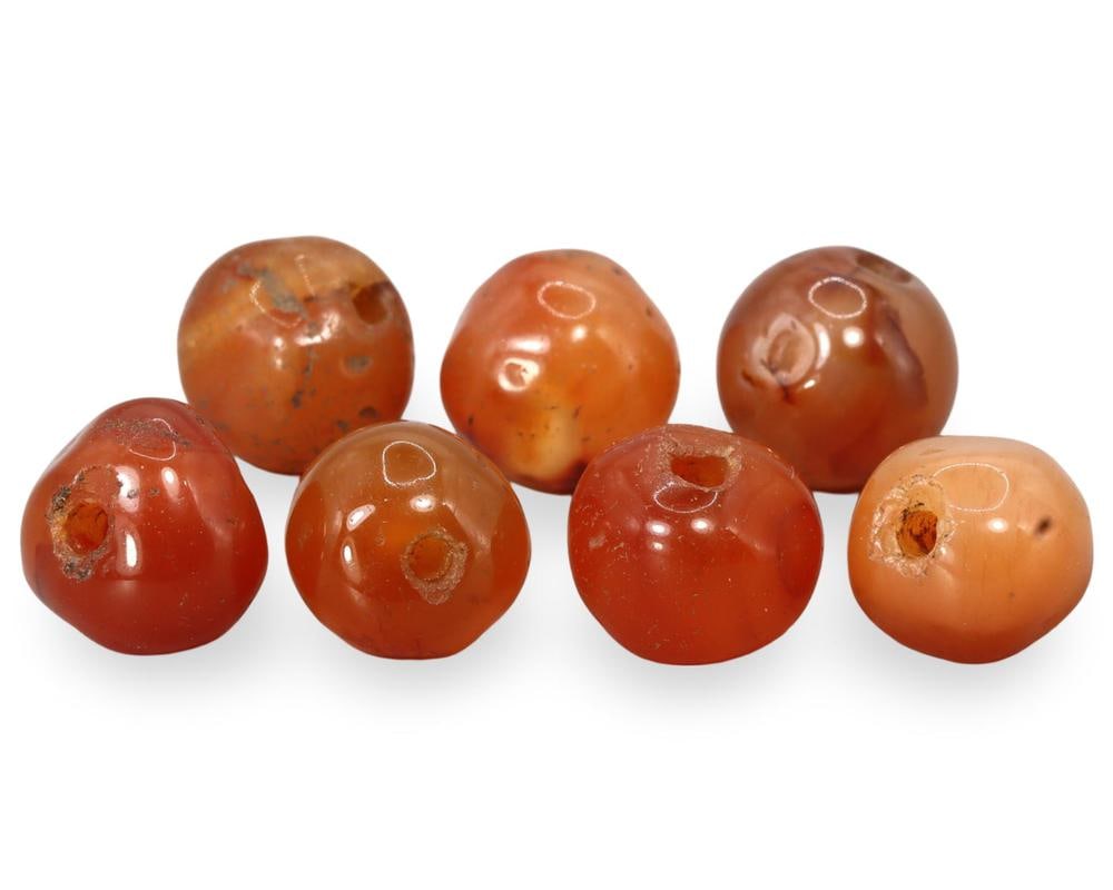 Antique Sino-Mongolian Carnelian Beads: Our highly anticipated Antique Auction, "Treasures of the Ancient and Medieval World," offering an unparalleled opportunity for collectors and history enthusiasts to acquire rare Ancient Artifacts for