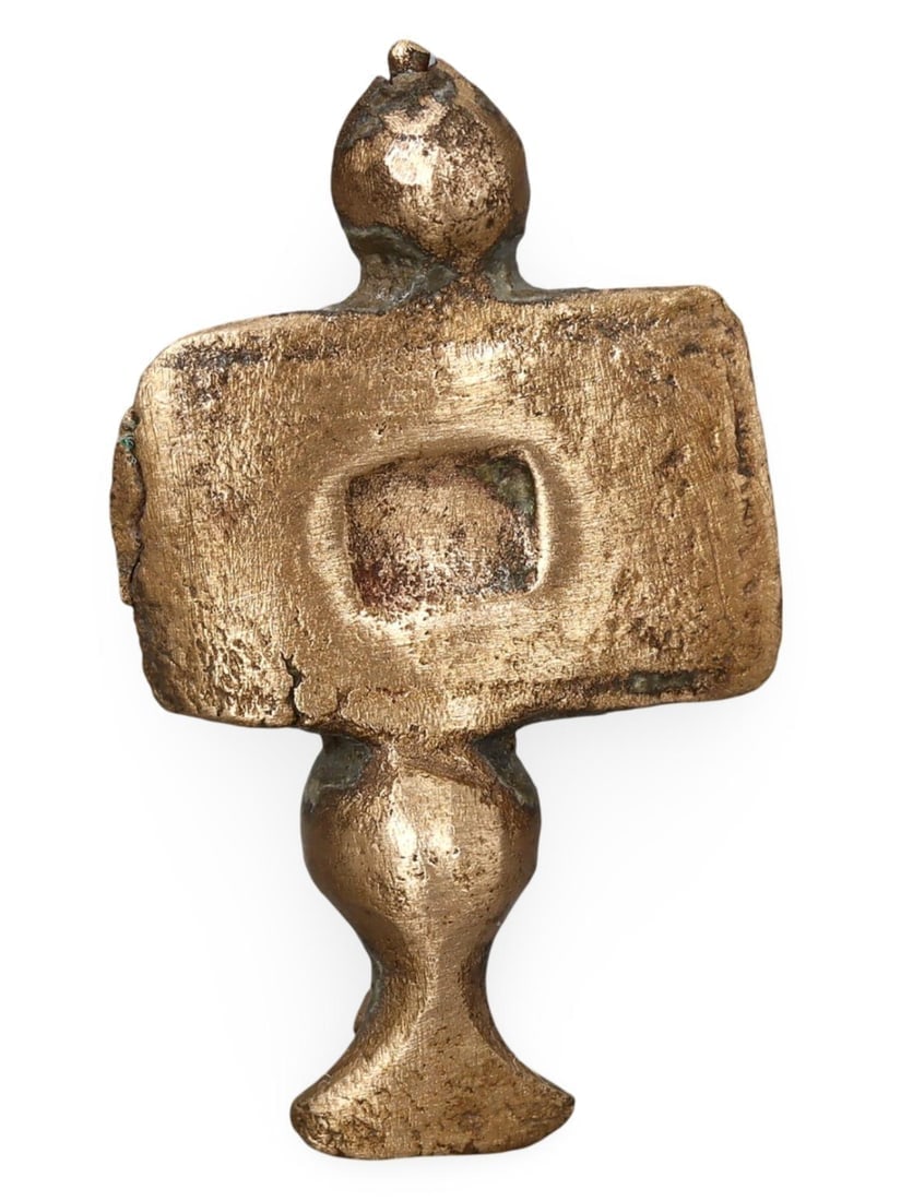 Ancient Roman Gold Gilt Bronze Anthropomorphic Fibula Brooch, 2nd-4th Century (1 of 3)