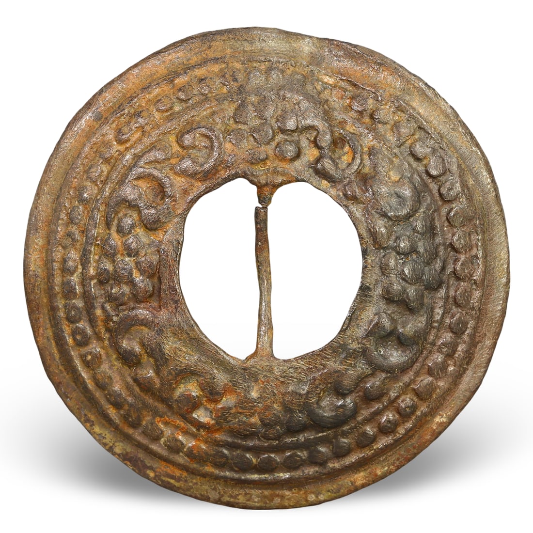 Ancient Roman Bronze Phalera Military Decoration with Ornate Design (1 of 2)