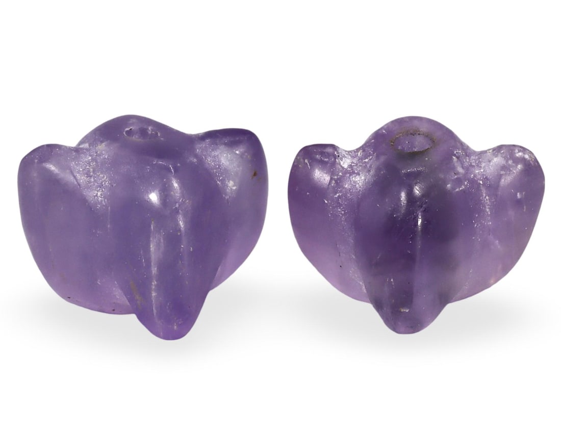 Ancient Medieval Burmese Carved Amethyst Beads, 9th-13th Century: Our highly anticipated Antique Auction, "Treasures of the Ancient and Medieval World," offering an unparalleled opportunity for collectors and history enthusiasts to acquire rare Ancient Artifacts for