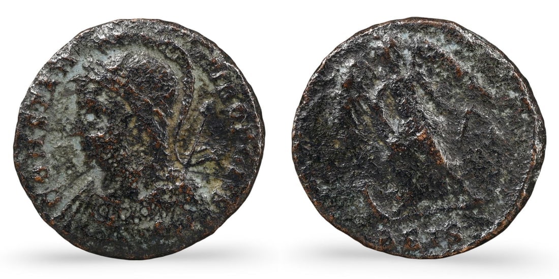 Premium Ancient Roman Emperor's Portrait and Mythological Scene Bronze Coin, (16mm, 1.68g): Our highly anticipated Antique Auction, "Treasures of the Ancient and Medieval World," offering an unparalleled opportunity for collectors and history enthusiasts to acquire rare Ancient Artifacts for