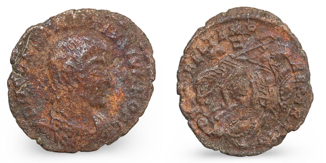 Ancient Roman Emperor's Portrait and Mythological Scene Bronze Coin, (18mm, 1.90g): Our highly anticipated Antique Auction, "Treasures of the Ancient and Medieval World," offering an unparalleled opportunity for collectors and history enthusiasts to acquire rare Ancient Artifacts for