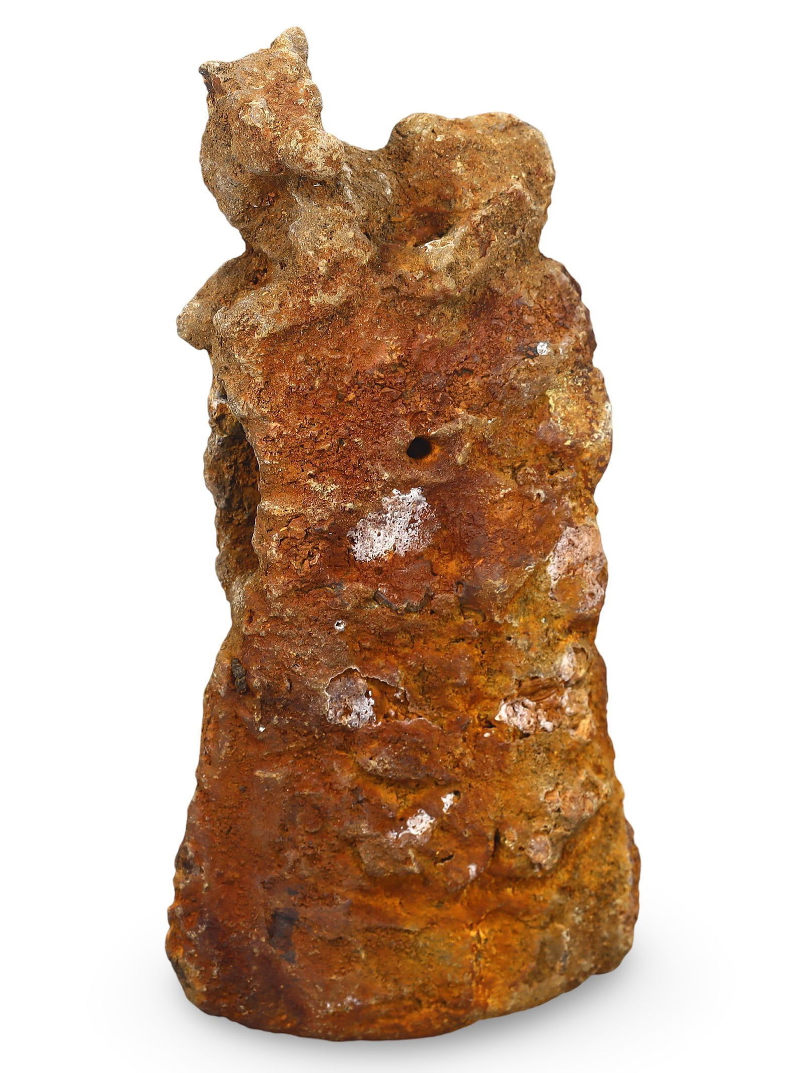 Ancient Viking/Celtic Ritual Iron Axe Head with Seated Animal Finial (1 of 3)