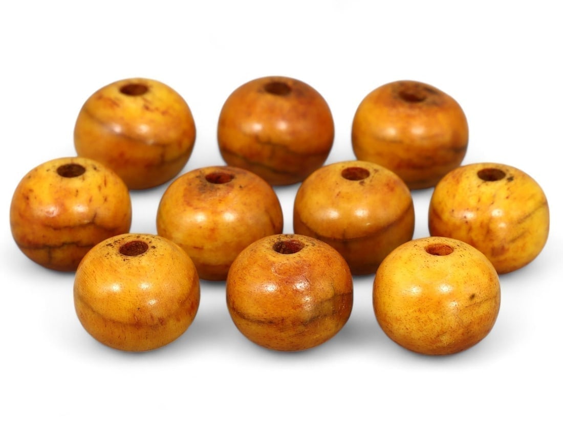 Exquisite Himalayan Antique Sino-Tibetan Petrified Wood Relics of Sacred Beads: Our highly anticipated Antique Auction, "Treasures of the Ancient and Medieval World," offering an unparalleled opportunity for collectors and history enthusiasts to acquire rare Ancient Artifacts for