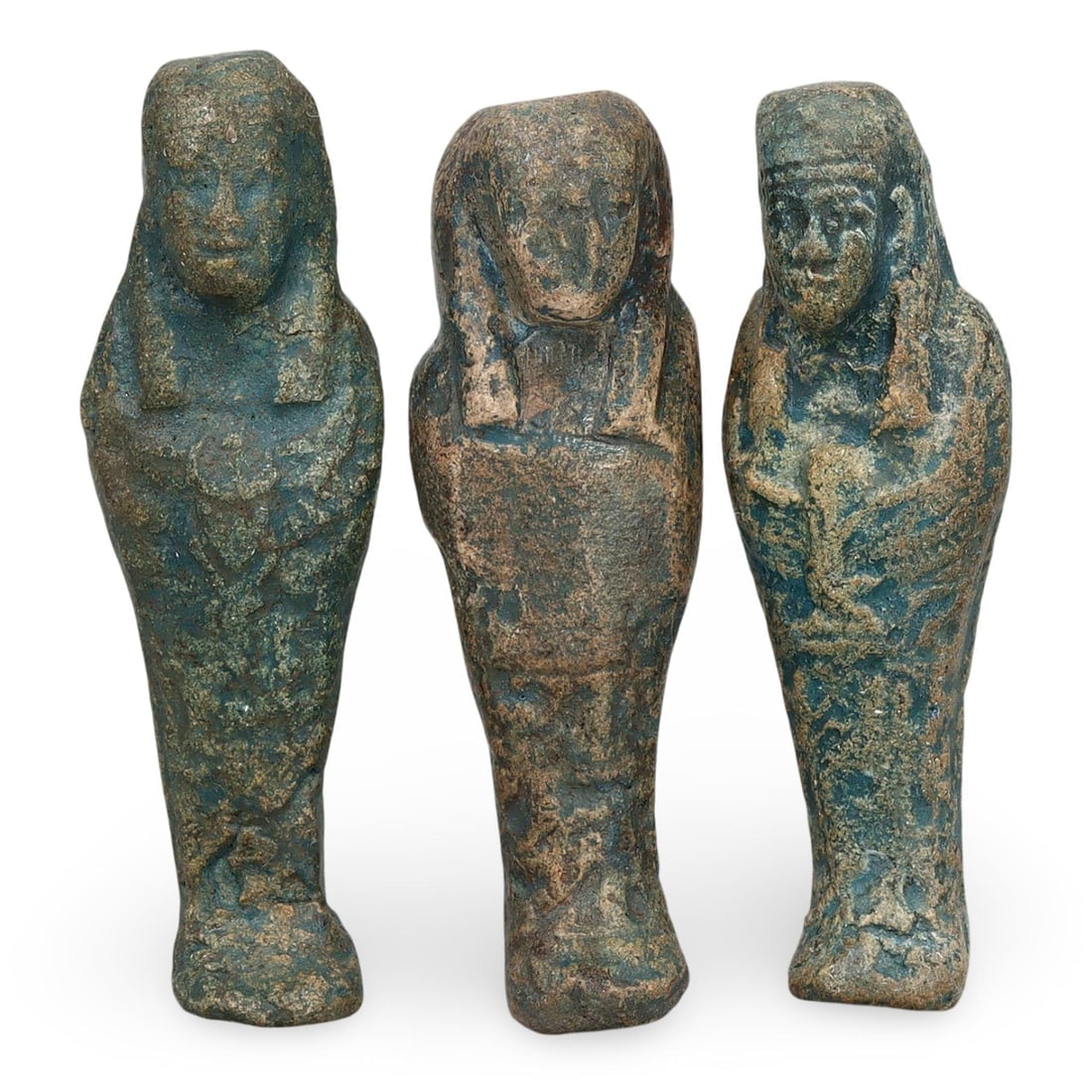 Lot of Rare Post-Medieval Egyptian Grand Tour Iconic Funerary Figures of the Ancient World Ushabti (1 of 1)