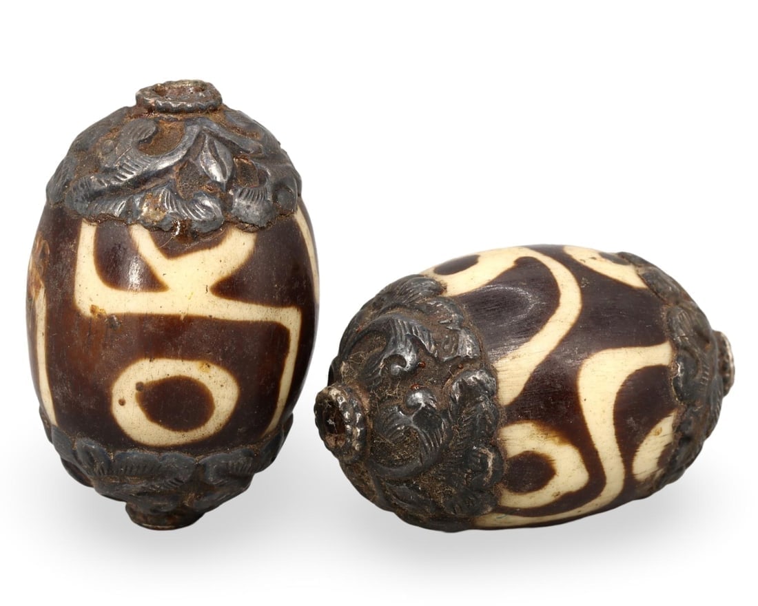Antique Tibetan Etched Capped Yak Bone Beads: Our highly anticipated Antique Auction, "Treasures of the Ancient and Medieval World," offering an unparalleled opportunity for collectors and history enthusiasts to acquire rare Ancient Artifacts for