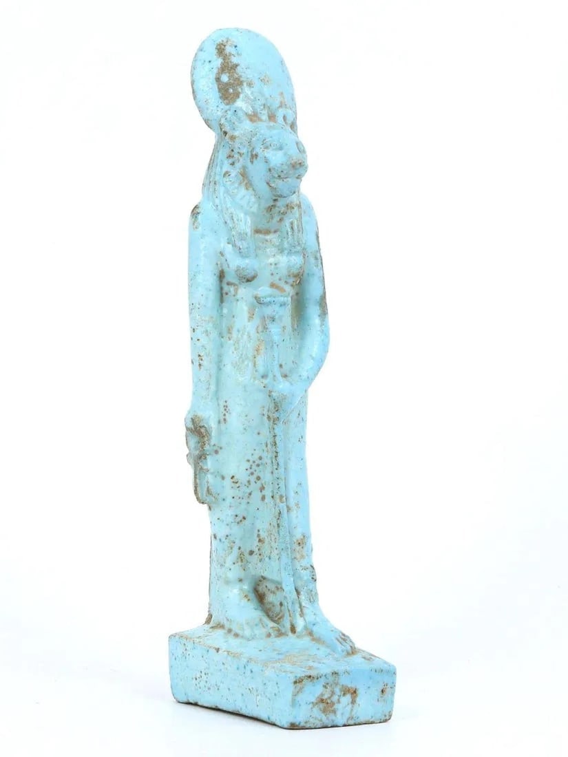 Antique Egyptian Faience Figure of Sekhmet (1 of 4)