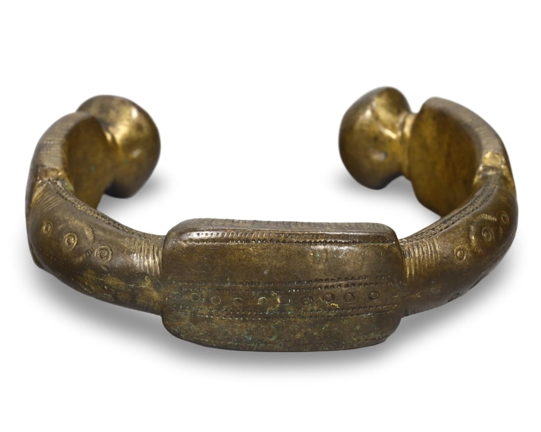 Ancient Egyptian Bronze African Manilla 19th Century West African Slave Trade Currency (1 of 2)