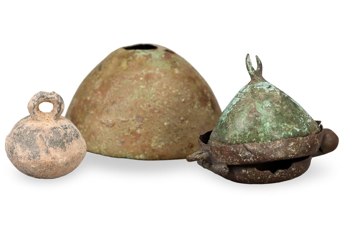 Lot of 3 Medieval Bronze Relics - Ornamental and Functional Artifacts, 12th-15th Century (1 of 1)