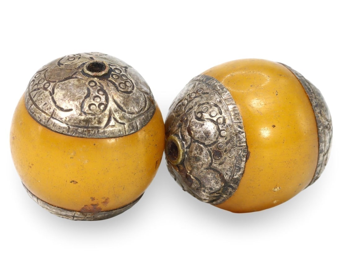 Antique Sino-Tibetan Capped Amber Copal Beads: Our highly anticipated Antique Auction, "Treasures of the Ancient and Medieval World," offering an unparalleled opportunity for collectors and history enthusiasts to acquire rare Ancient Artifacts for