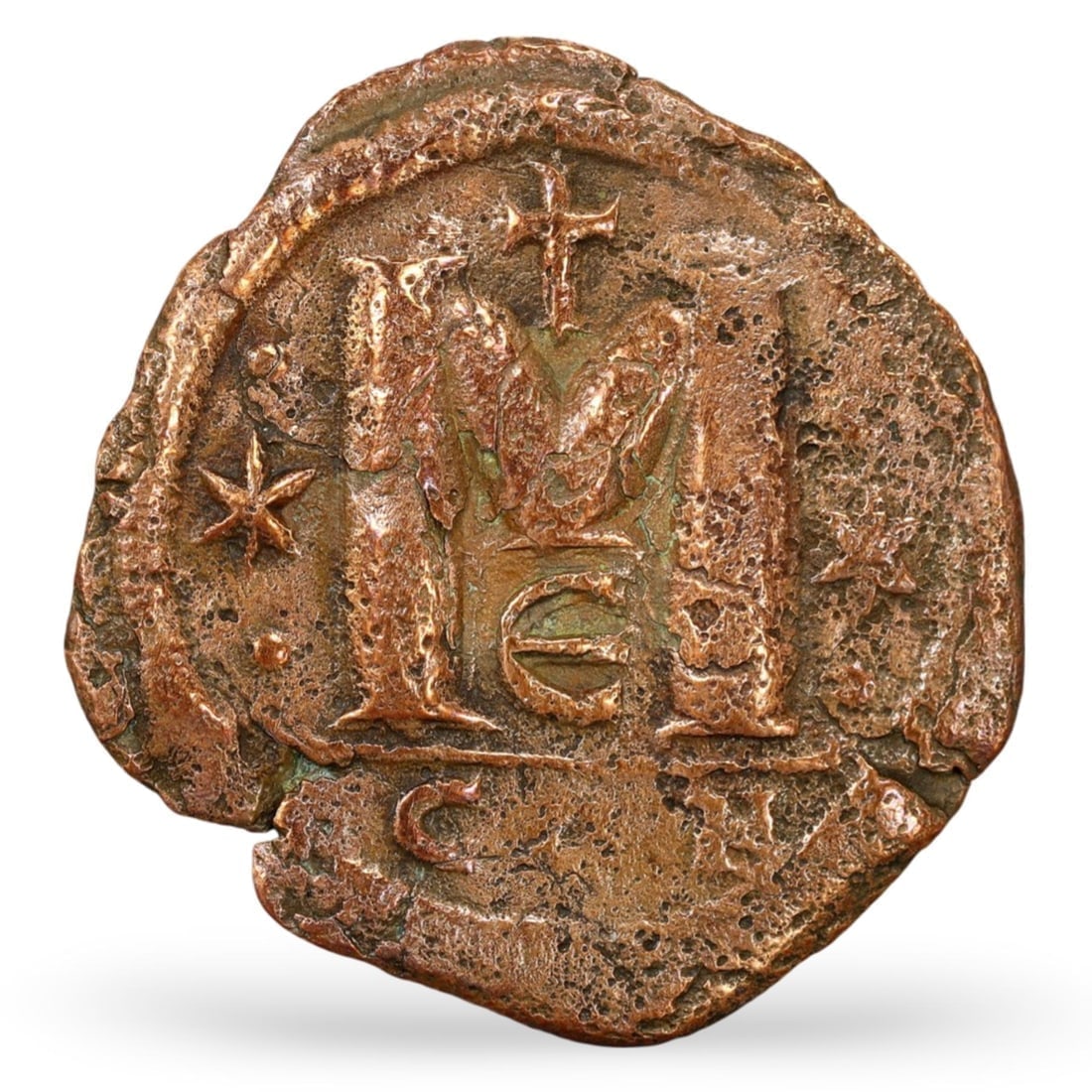 Premium Ancient Medieval Byzantine Bronze Coin, (32mm, 15.44g): Our highly anticipated Antique Auction, "Treasures of the Ancient and Medieval World," offering an unparalleled opportunity for collectors and history enthusiasts to acquire rare Ancient Artifacts for