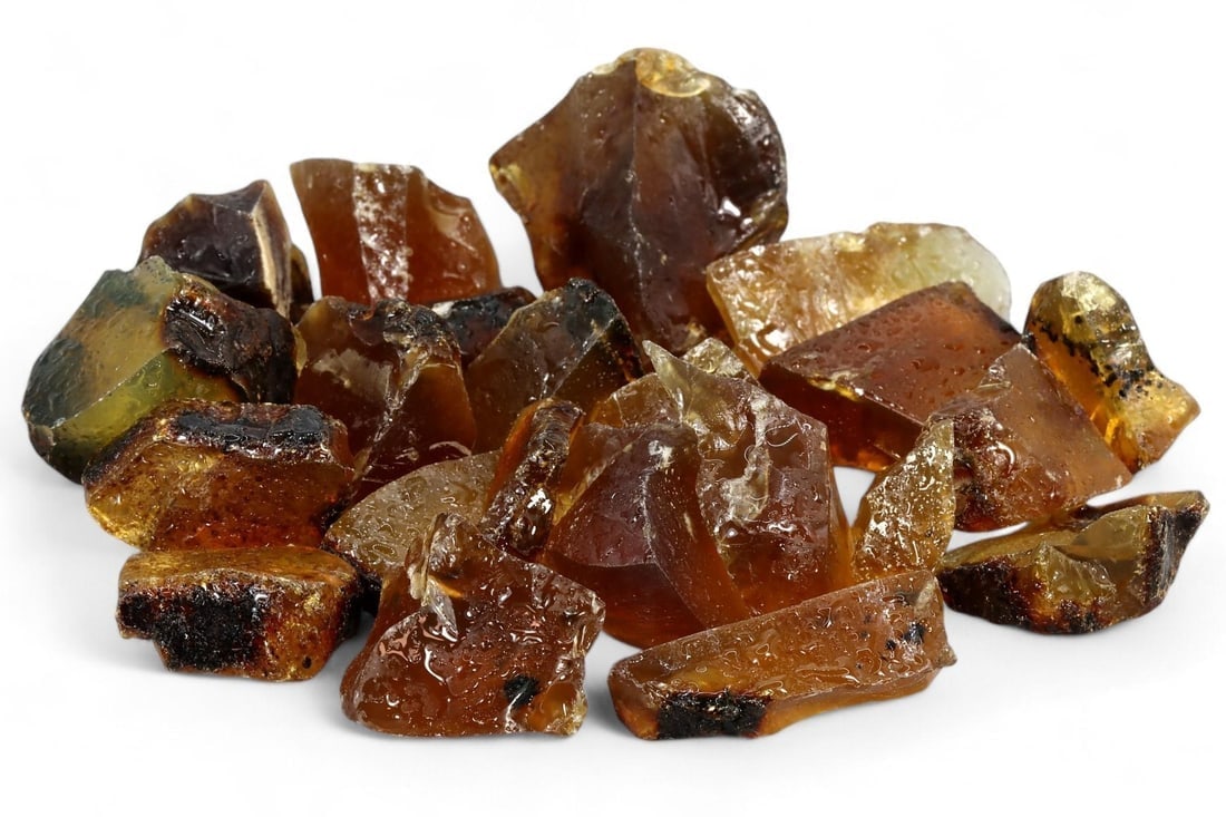 Natural Baltic Fossilized Resin Specimens Amber Rough Gems (1 of 1)
