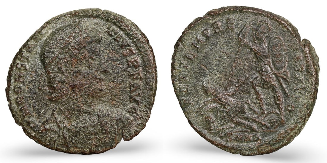 Exquisite Collection of Ancient Roman Symbolic Emperor Imagery Bronze Coin (1 of 3)