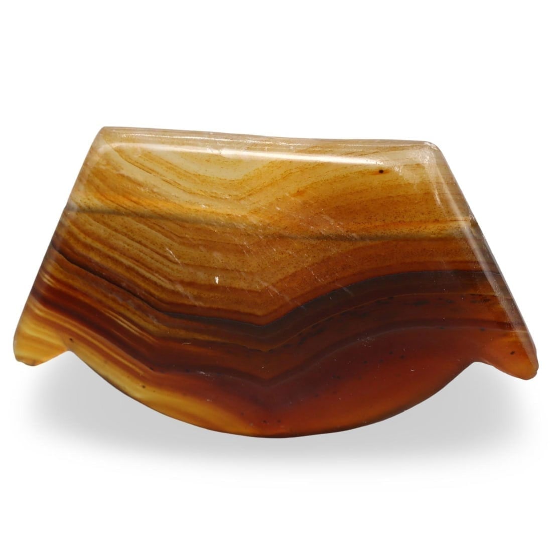 Ancient Late Medieval Eurasian Steppe Agate Bow Amulet Bead, 14th-15th Century: Our highly anticipated Antique Auction, "Treasures of the Ancient and Medieval World," offering an unparalleled opportunity for collectors and history enthusiasts to acquire rare Ancient Artifacts for