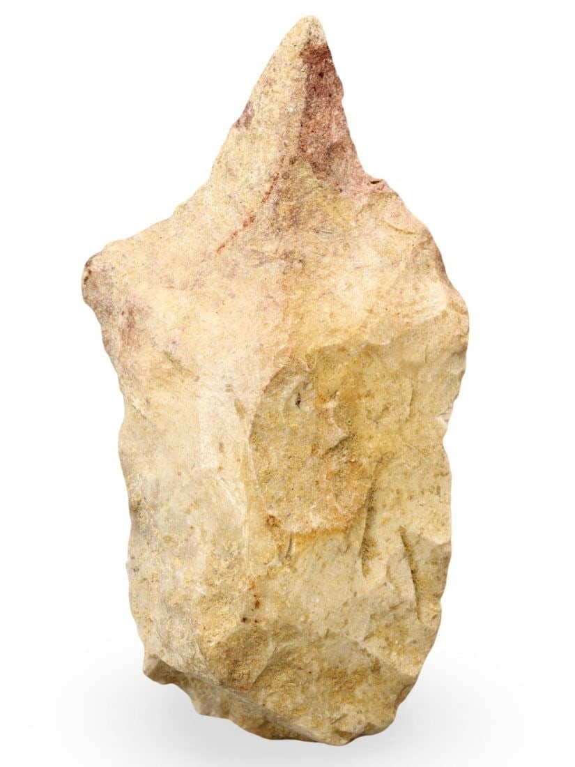 Authentic Ancient Native American Flint Arrowhead Prehistoric Artifact: Our highly anticipated Antique Auction, "Treasures of the Ancient and Medieval World," offering an unparalleled opportunity for collectors and history enthusiasts to acquire rare Ancient Artifacts for