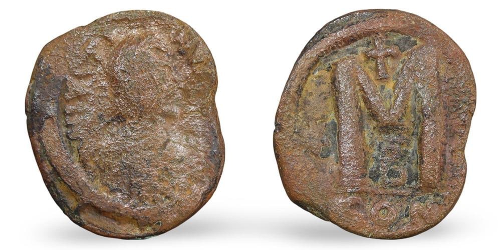 Authentic Early Byzantine Bronze Coin Ancient Christian Empire Currency Artifact: Our highly anticipated Antique Auction, "Treasures of the Ancient and Medieval World," offering an unparalleled opportunity for collectors and history enthusiasts to acquire rare Ancient Artifacts for
