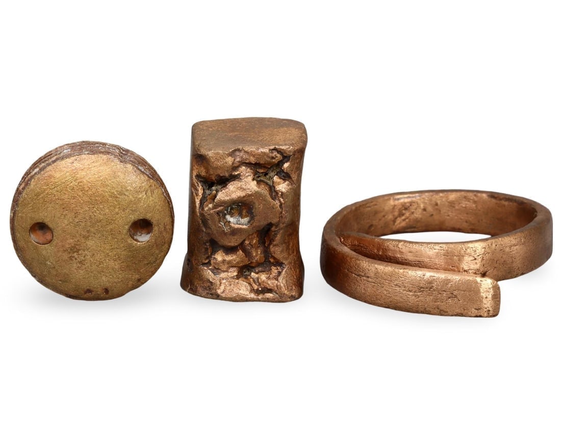 Ancient Greek Roman Bronze Archeology Artifacts Relics Collection Parcel: Our highly anticipated Antique Auction, "Treasures of the Ancient and Medieval World," offering an unparalleled opportunity for collectors and history enthusiasts to acquire rare Ancient Artifacts for