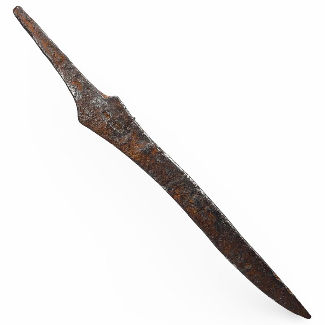 Ancient Germanic Iron Tanged Dagger Blade or Spearhead, 1st-8th Century (1 of 2)