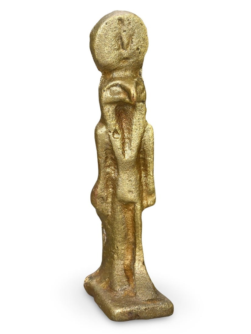 Majestic Post-Medieval Egyptian Bronze Figurine of a Goddess: Our highly anticipated Antique Auction, "Treasures of the Ancient and Medieval World," offering an unparalleled opportunity for collectors and history enthusiasts to acquire rare Ancient Artifacts for