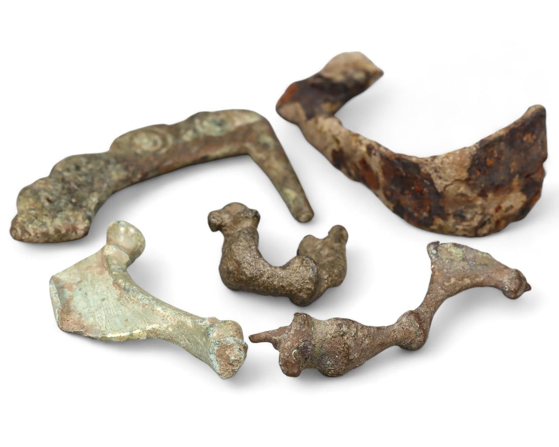 Ancient Greek Roman Bronze Archeology Artifacts Relics Collection Parcel: Our highly anticipated Antique Auction, "Treasures of the Ancient and Medieval World," offering an unparalleled opportunity for collectors and history enthusiasts to acquire rare Ancient Artifacts for
