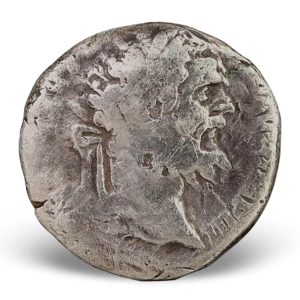 Authentic Ancient Roman Imperial Rome Portrait Relic Silver Denarius Coin (17mm, 2.46g): Our highly anticipated Antique Auction, "Treasures of the Ancient and Medieval World," offering an unparalleled opportunity for collectors and history enthusiasts to acquire rare Ancient Artifacts for