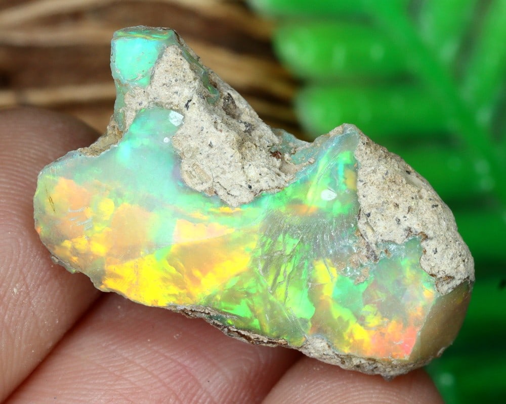 12.9Ct Natural Welo Opal Rough Ethiopian Facet Grade Gemstone with Bright Color Play: **Dimension information at the bottom section after Condition** Our highly anticipated Antique Auction, "Treasures of the Ancient and Medieval World," offering an unparalleled opportunity for collecto
