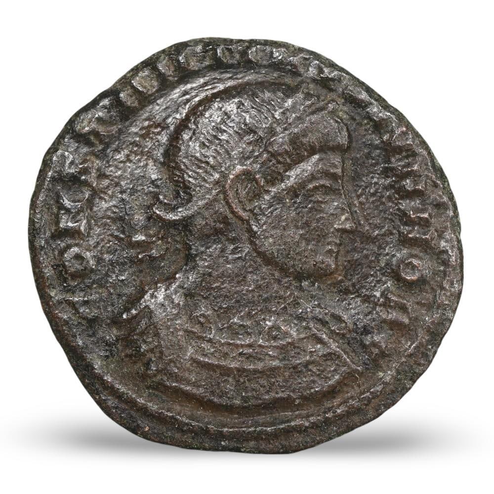Authentic Roman Bronze Coin Featuring Ancient Roman Emperor Portrait: **Dimension information at the bottom section after Condition** Welcome to the No Reserve Ancient Relics & Rare Artifacts auction, where history comes alive through an extraordinary collection of trea