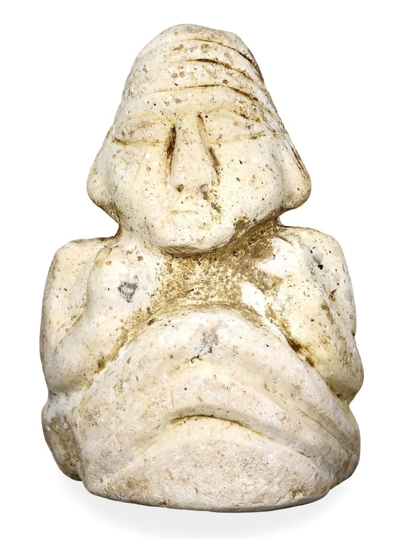 Ancient Middle Medieval Mongolian Folk Shamanism Idol Figurine, 11th-13th Century: **Dimension information at the bottom section after Condition** Welcome to the No Reserve Ancient Relics & Rare Artifacts auction, where history comes alive through an extraordinary collection of trea