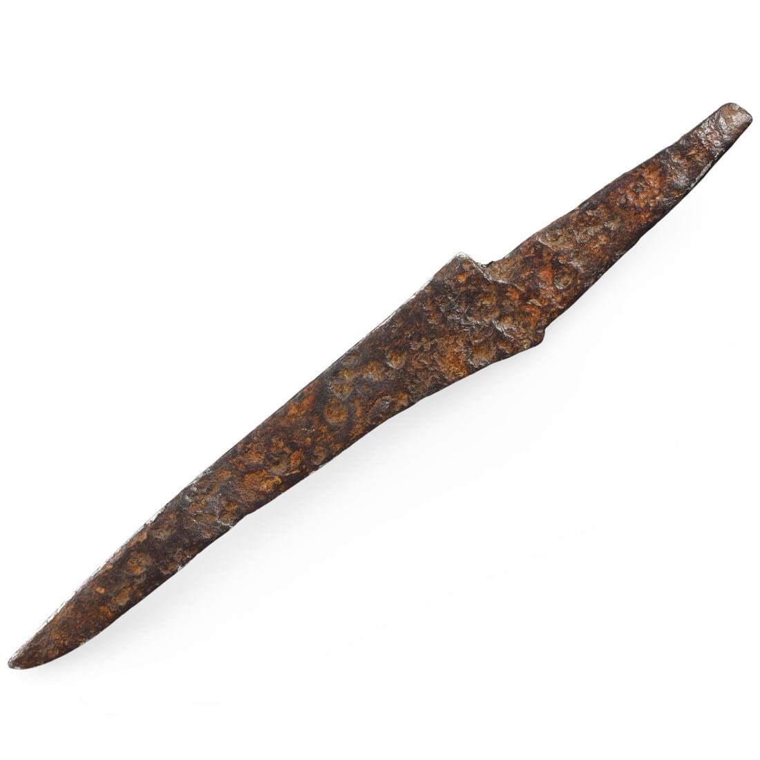 Ancient Germanic Iron Tanged Dagger Blade or Spearhead, 1st-8th Century (1 of 2)