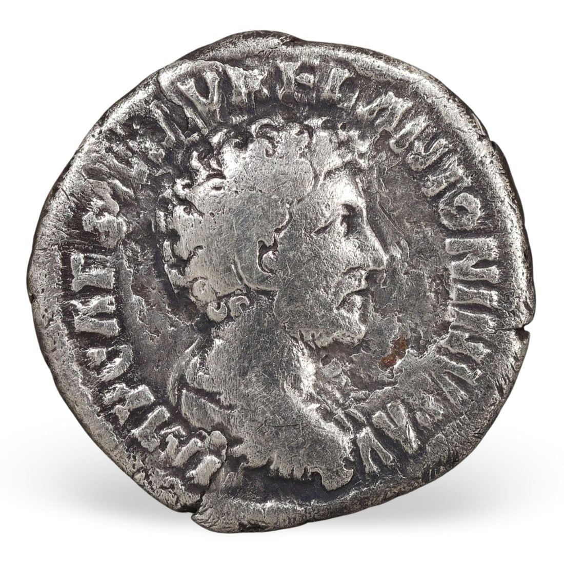 Authentic Ancient Roman Imperial Rome Portrait Relic Silver Denarius Coin (17mm, 2.84g) (1 of 3)