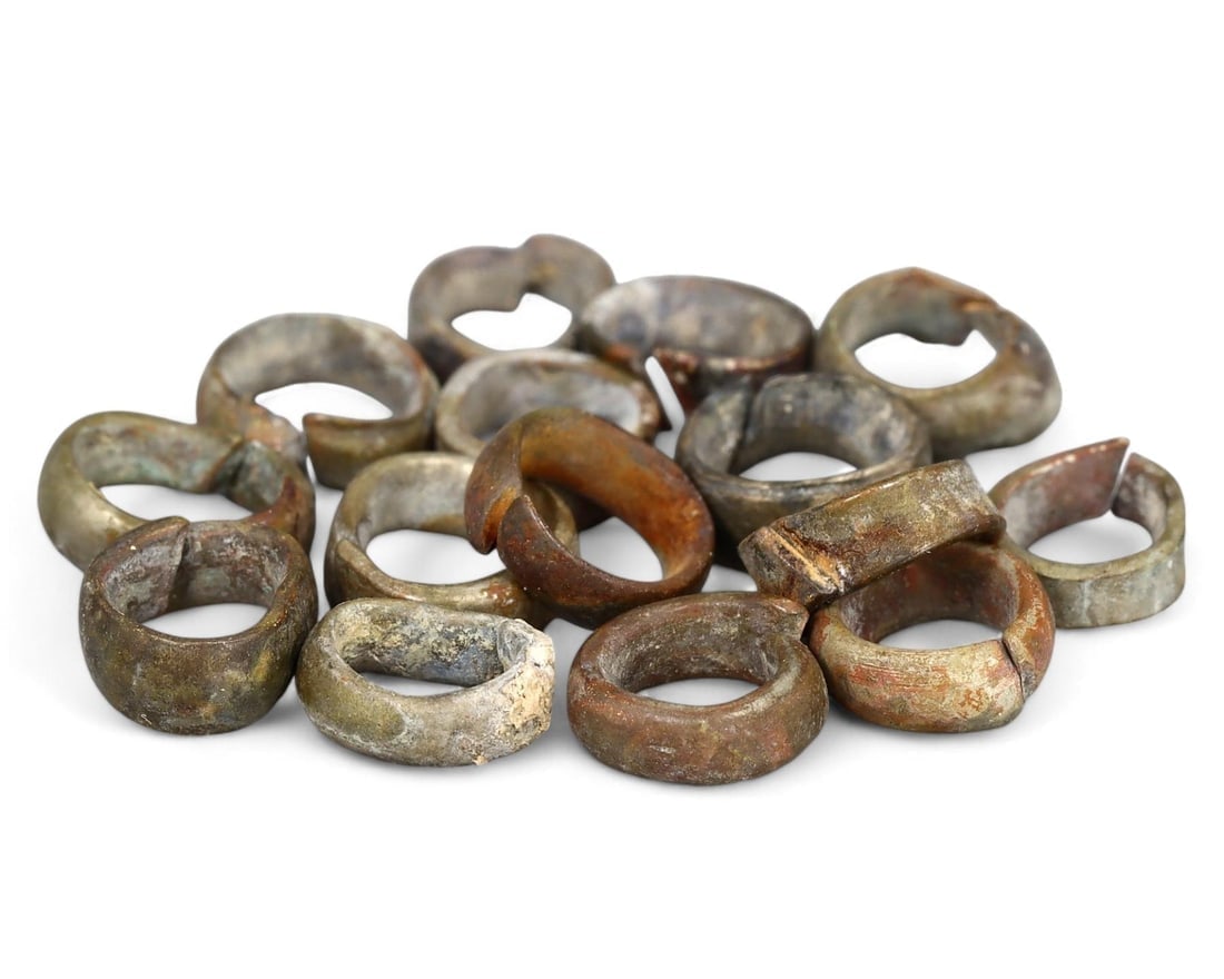 Medieval Eastern European Origin Viking Period Antique Hacksilver Chain Links: **Dimension information at the bottom section after Condition** Welcome to the No Reserve Ancient Relics & Rare Artifacts auction, where history comes alive through an extraordinary collection of trea