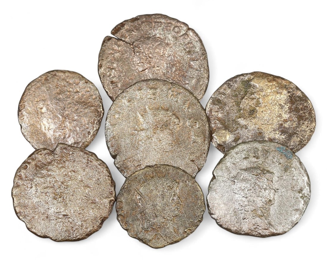 Unique Assortment of Ancient Historical Treasures of Roman Bronze Coins (16mm-20mm) (1 of 2)