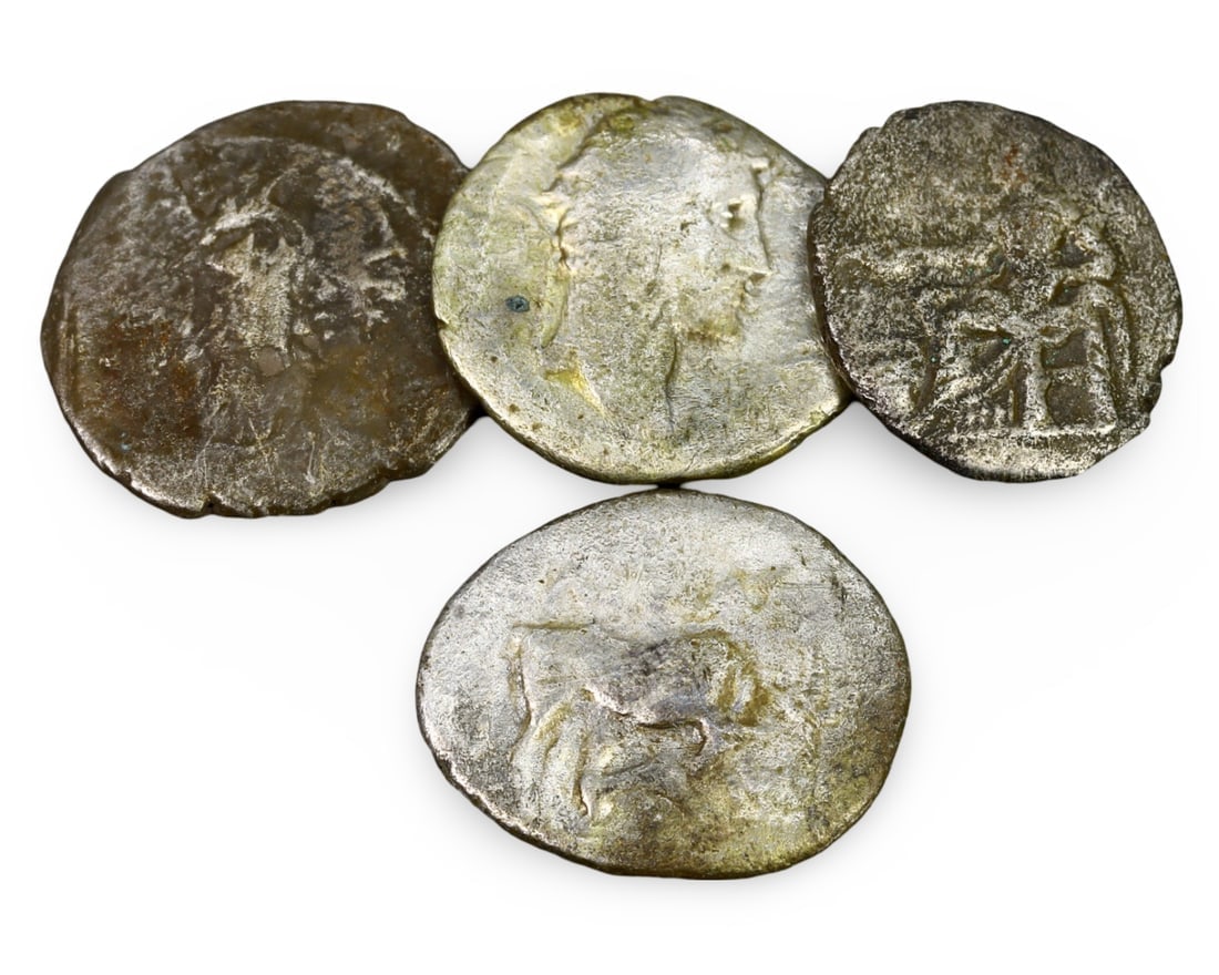 Lot of Ancient Roman Imperial Rome's Legacy Billon Silver Coins Treasures (13mm-18mm) (1 of 1)