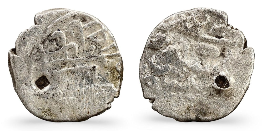 Ancient Medieval Western Asian Golden Horde Silver Coin (11mm, 0.64g): **Dimension information at the bottom section after Condition** Welcome to the No Reserve Ancient Relics & Rare Artifacts auction, where history comes alive through an extraordinary collection of trea