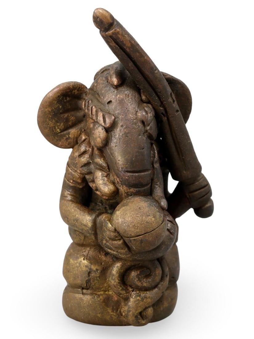 Post Medieval Sino-Tibetan Bronze Votive Figure, 18th-19th Century: **Dimension information at the bottom section after Condition** Welcome to the No Reserve Ancient Relics & Rare Artifacts auction, where history comes alive through an extraordinary collection of trea