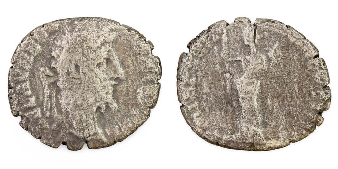 Authentic Ancient Roman Silver Denarius Coin, (18mm, 2.07) (1 of 3)