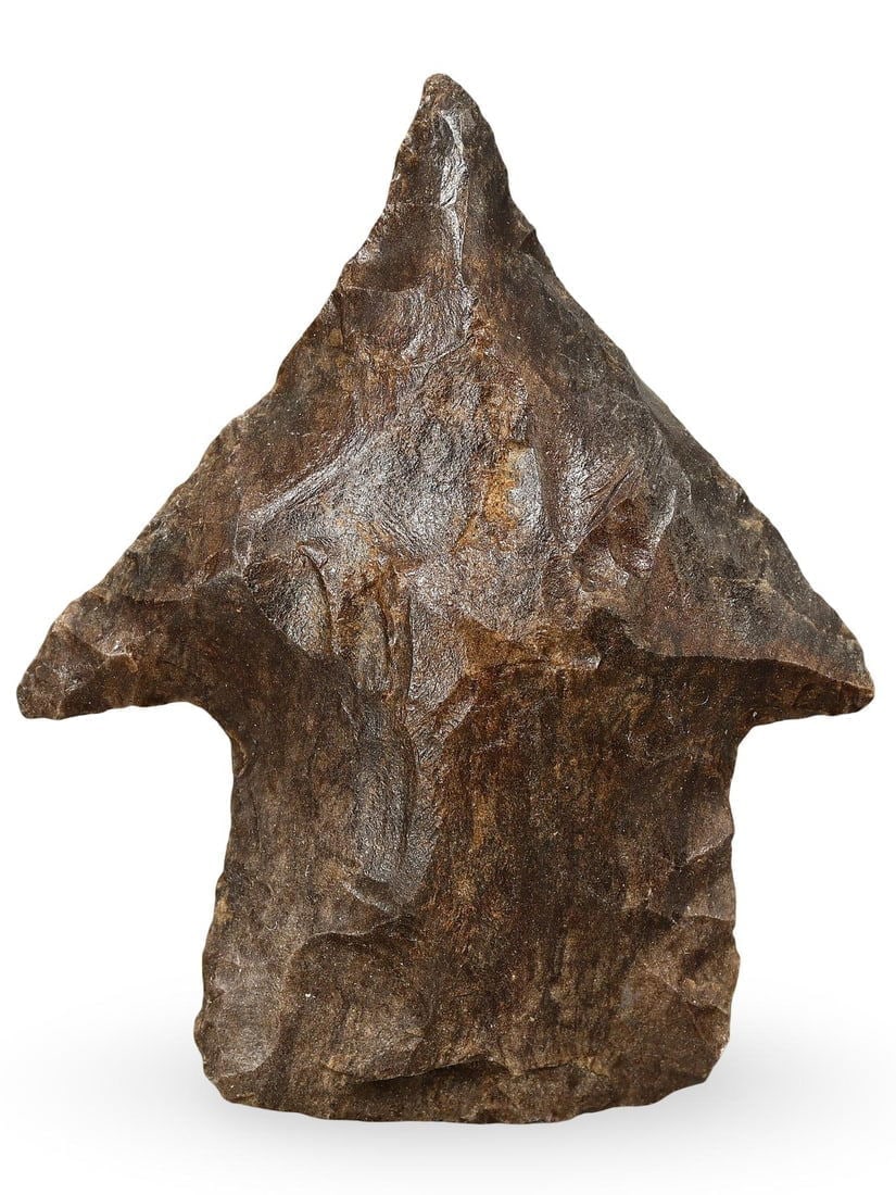 Authentic Ancient Native American Flint Arrowhead Prehistoric Artifact (1 of 2)