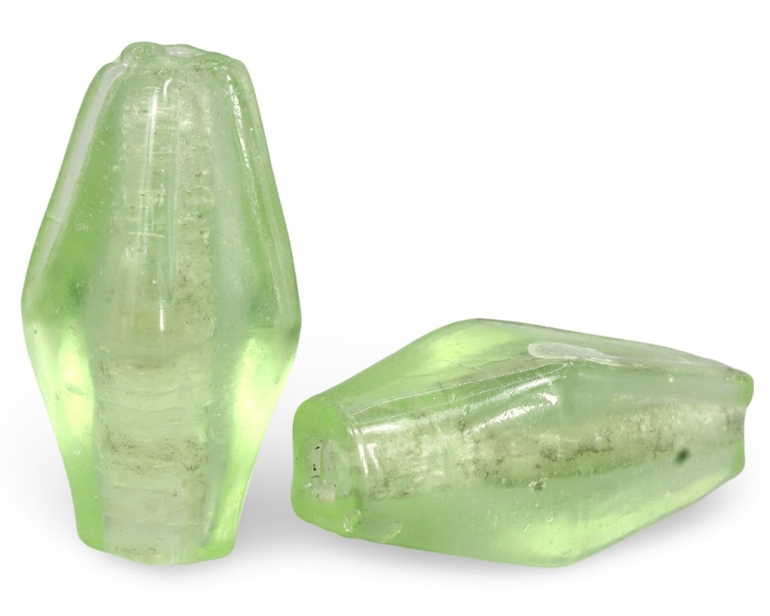 Set of Ancient Medieval Eastern Mediterranean Faceted Glass Beads (1 of 1)