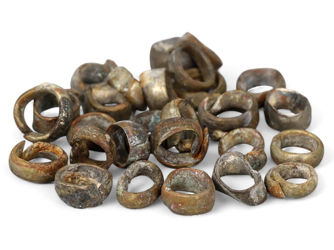 Viking Silver Jewelry Bead Components, 9th-13th Century, Medieval Relics: **Dimension information at the bottom section after Condition** Welcome to the No Reserve Ancient Relics & Rare Artifacts auction, where history comes alive through an extraordinary collection of trea