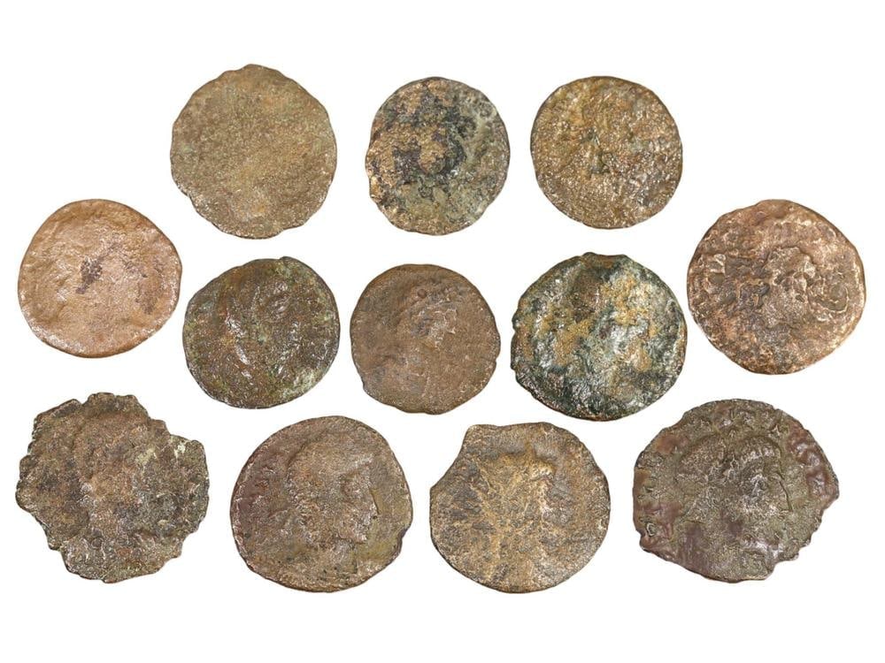Lot of Ancient Roman Provincial Bronze Coins from the Republic and Empire (1 of 2)