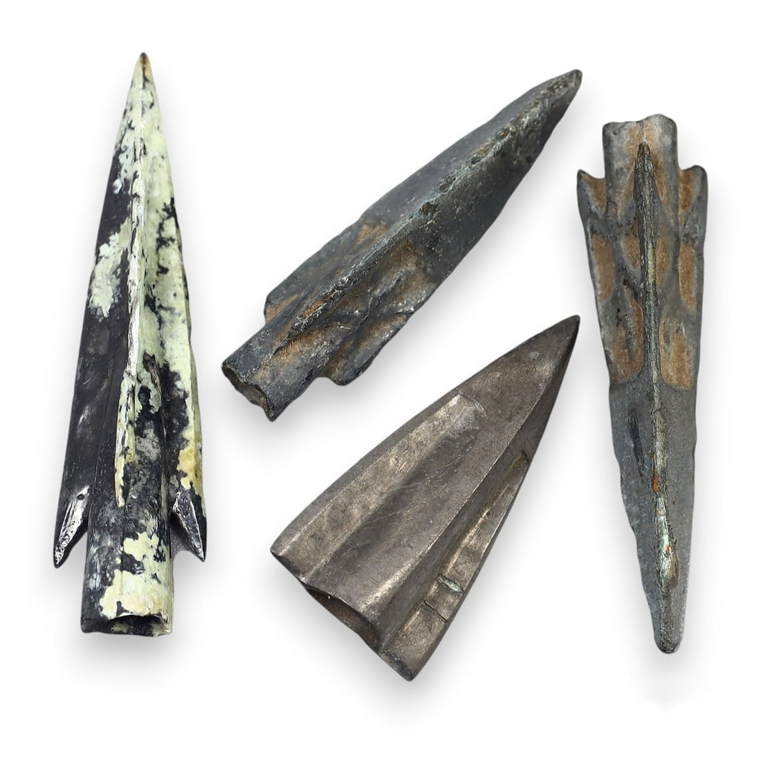Set of Scythian Arrowheads Ancient Bronze Archery Artifacts from Nomadic Tribes (1 of 1)