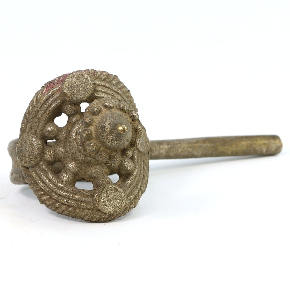 Antique Silvered Bronze Indo Pacific Intricate Granulation Ring (1 of 2)