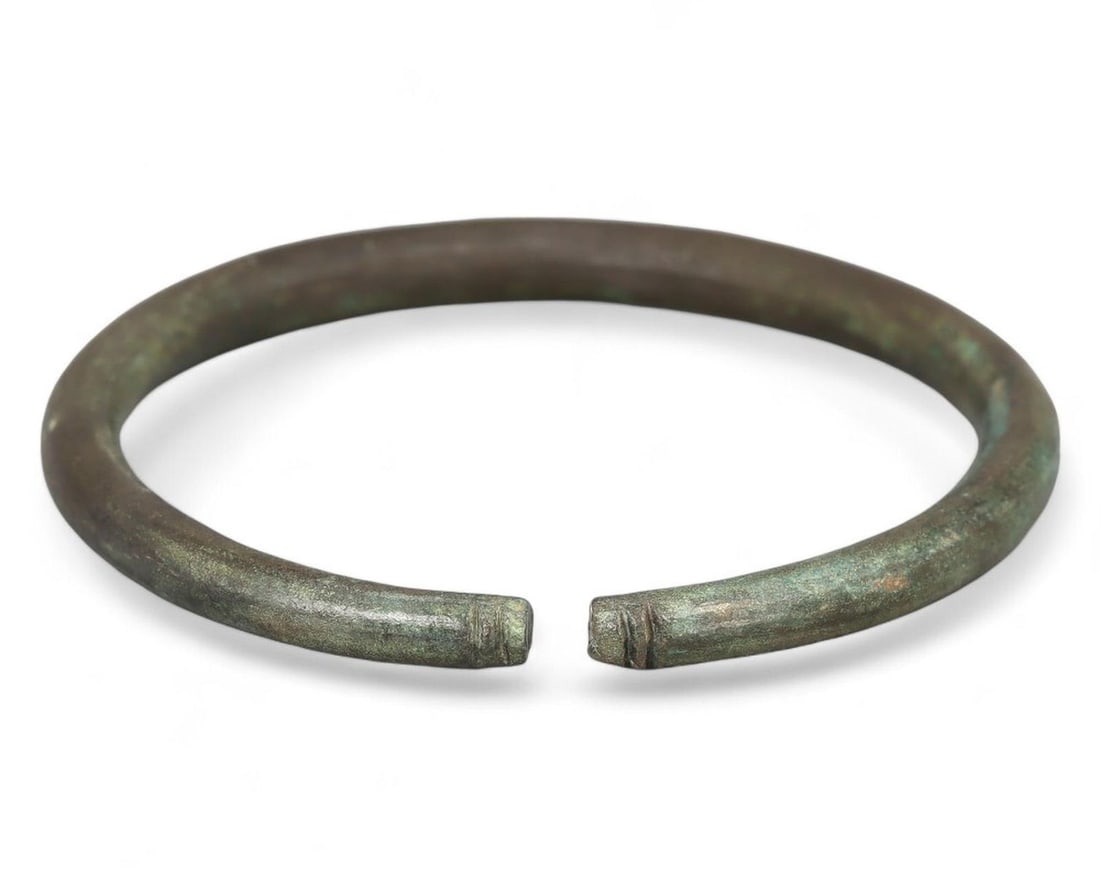 Authentic Ancient Celtic Bronze Bracelet Hallstatt Bronze Age Artifact (1 of 2)