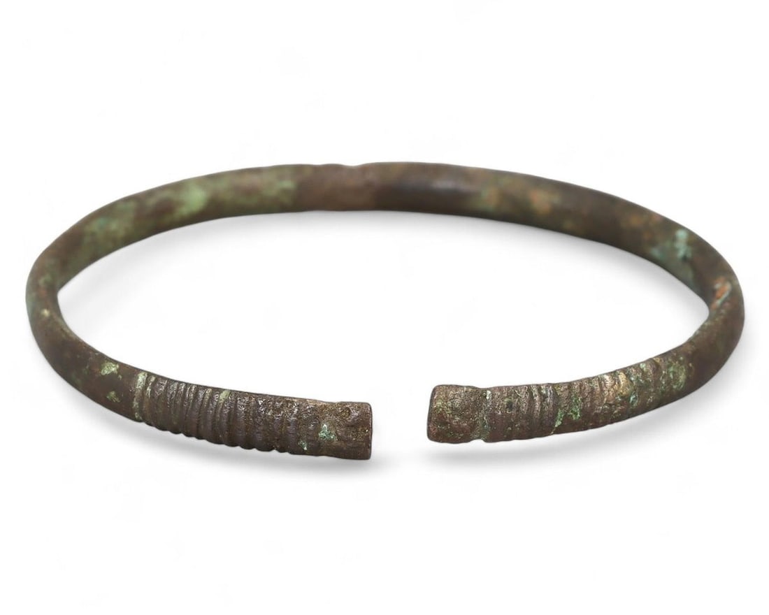 Hallstatt Culture Celtic Bronze Bracelet Rare Ancient Bronze Jewelry (1 of 2)