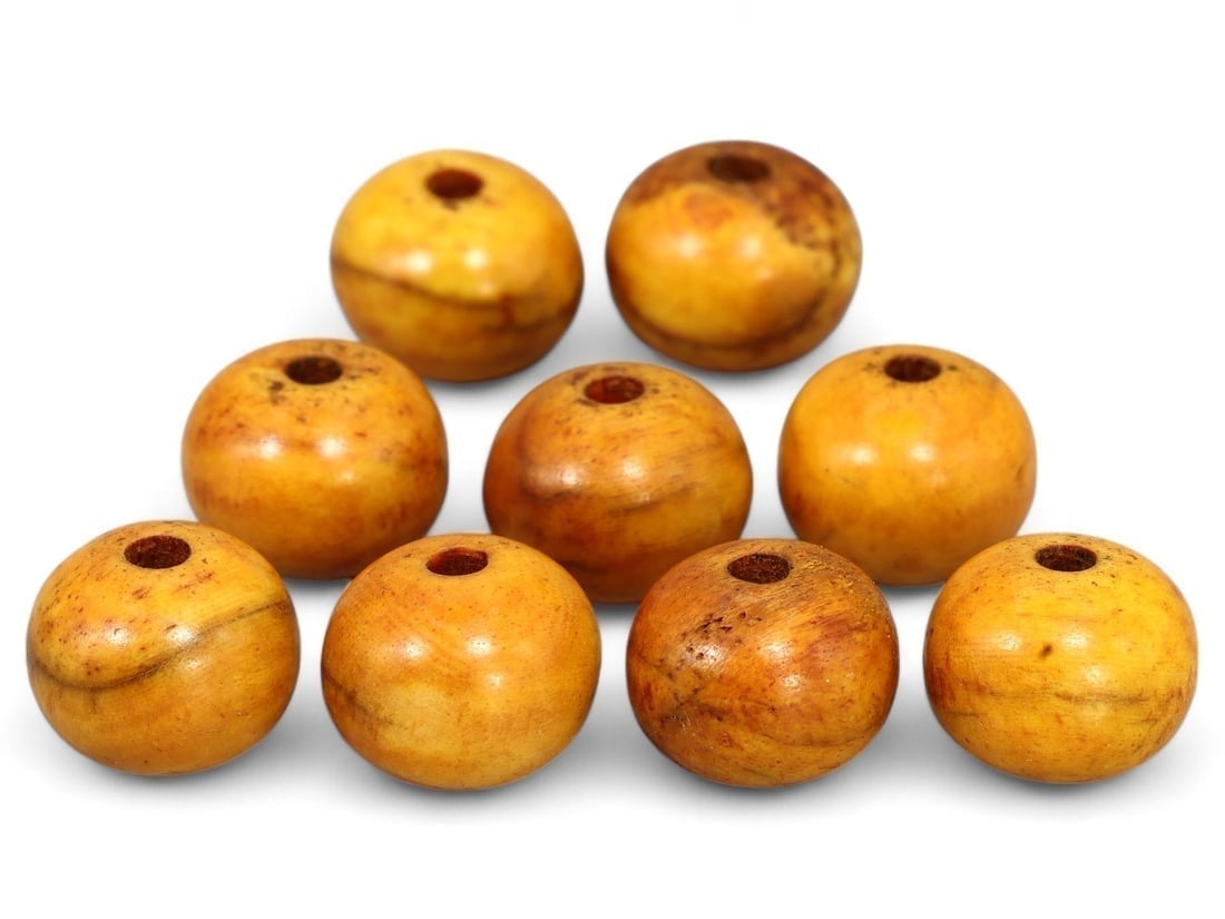 Exquisite Himalayan Antique Sino-Tibetan Petrified Wood Relics of Sacred Beads: **Dimension information at the bottom section after Condition** Welcome to the No Reserve Antique Treasures Auction, where history comes alive through an extraordinary collection of treasures spanning