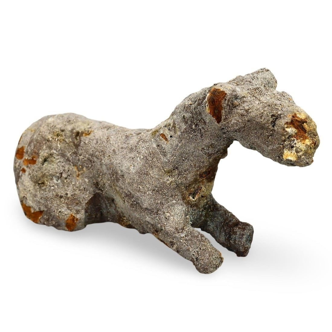 Ancient Cypriot Bronze Statuette of a Donkey, 9th-8th Century BCE Artifact (1 of 3)