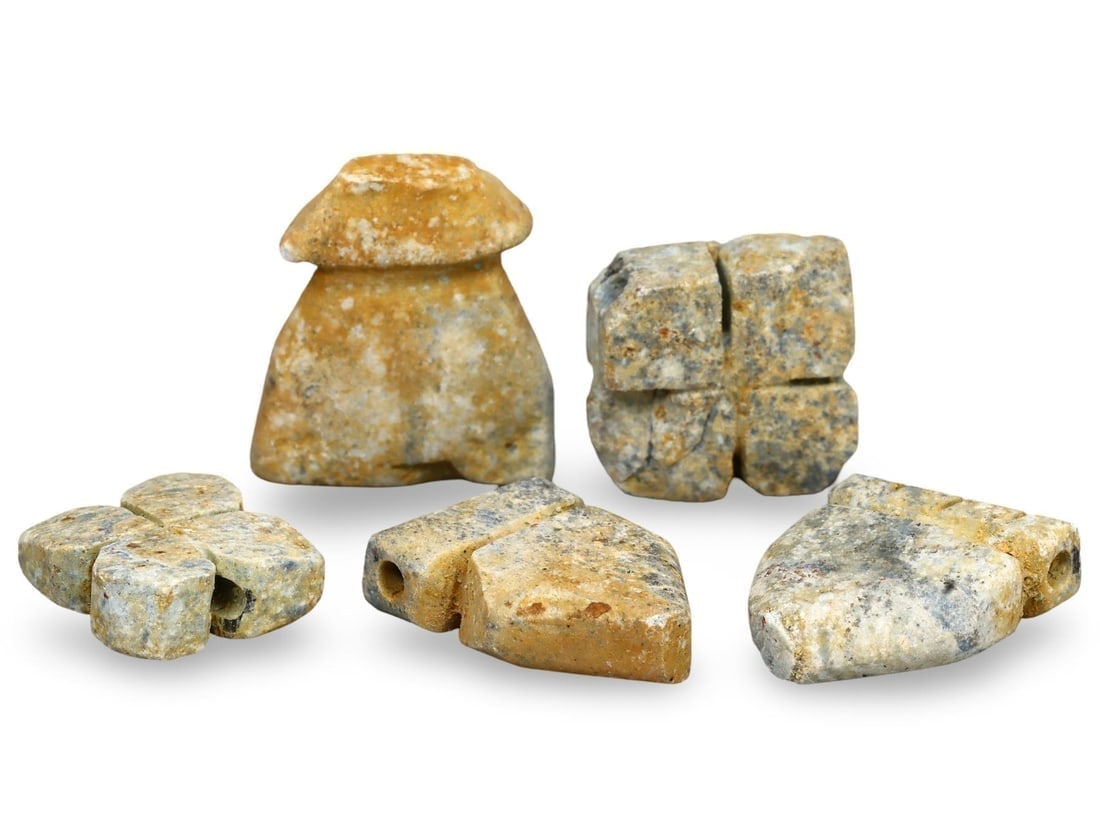 Ancient Near Eastern Lapis Lazuli Heritage Beads, Prestigious Collection: **Dimension information at the bottom section after Condition** Welcome to the No Reserve Antique Treasures Auction, where history comes alive through an extraordinary collection of treasures spanning